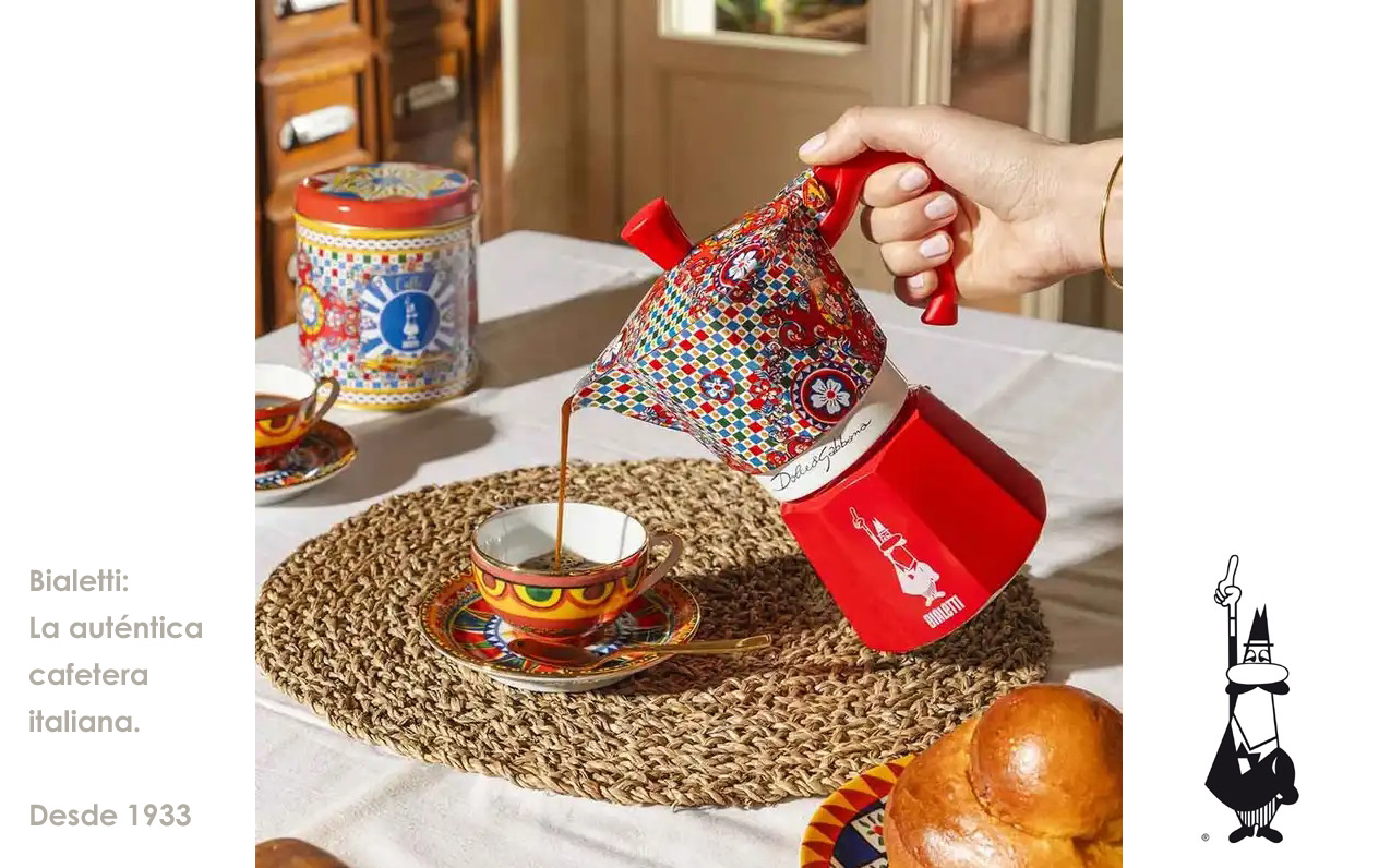 La Bialetti Dolce & Gabbana cafetera